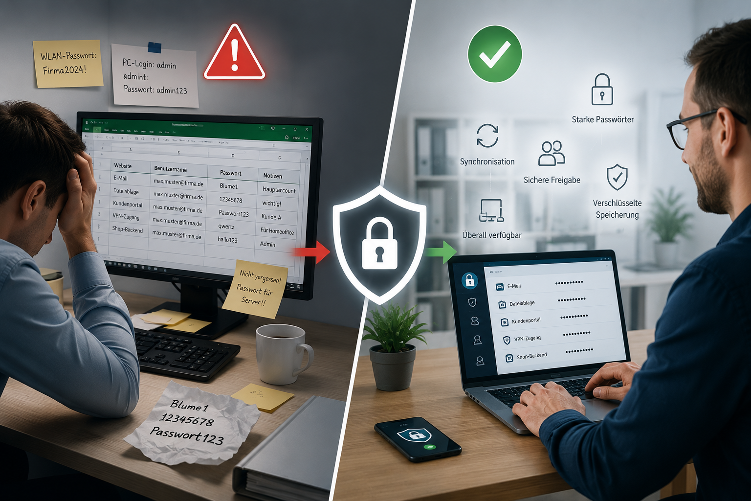Passwort-Management im Unternehmen: Warum Excel keine Lösung ist